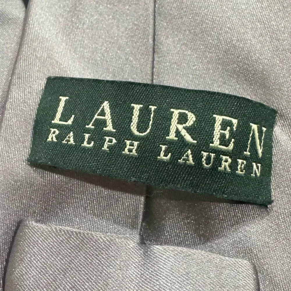 Lauren Ralph Lauren Silk Grey Tie Men’s
